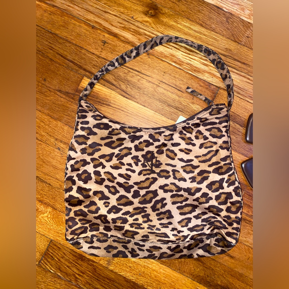 Lauren Ralph Lauren Leopard Shoulder Bag